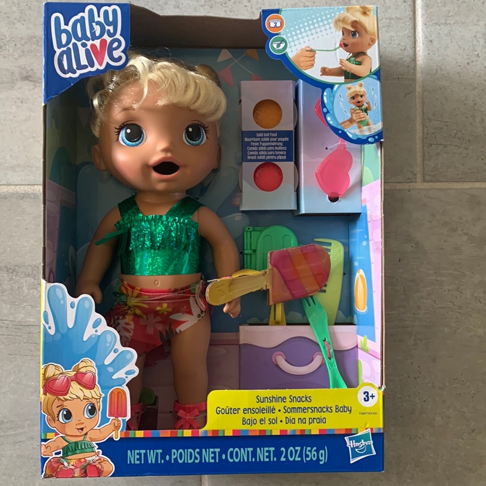 NWT Baby Alive Sunshine Snacks Doll - Picture 1 of 4